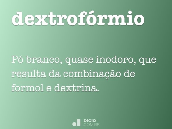 dextrofórmio
