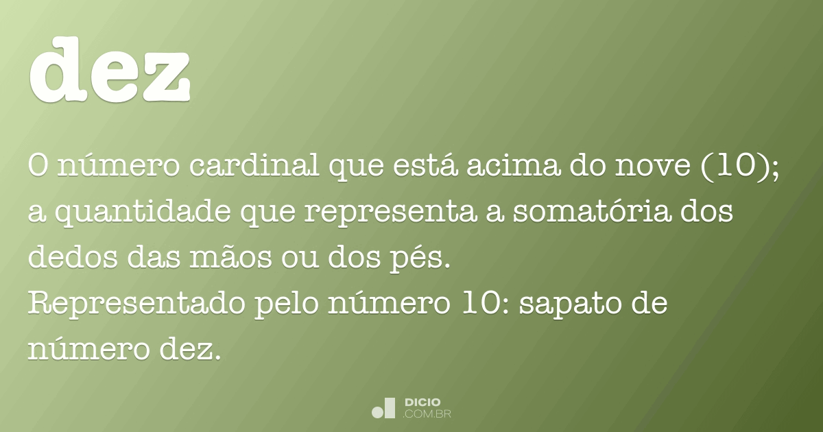 Dez Dicio, Dicionário Online de Português