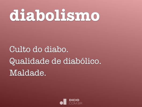 diabolismo