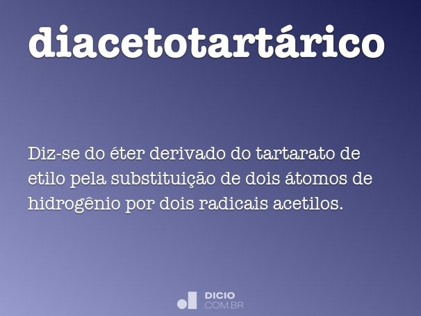 diacetotartárico