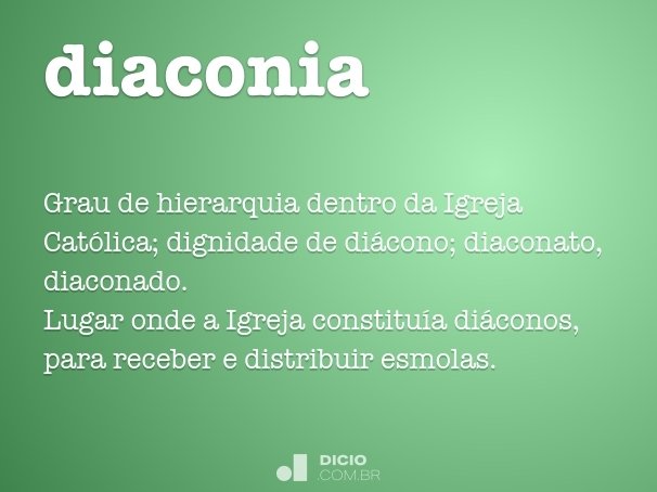 diaconia