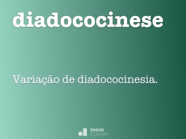 diadococinese