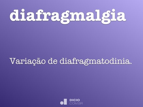 diafragmalgia