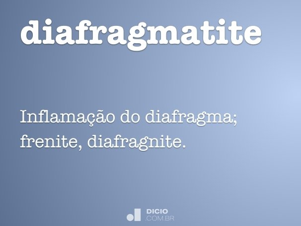 diafragmatite