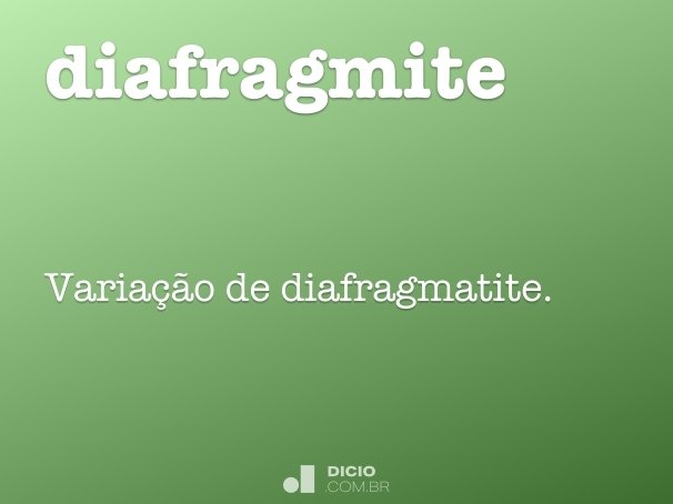 diafragmite