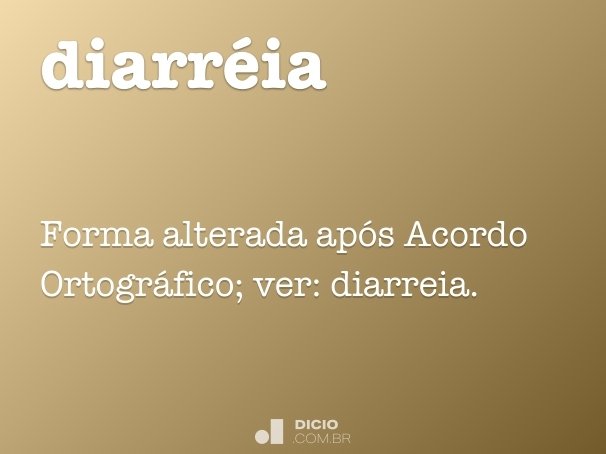 diarréia