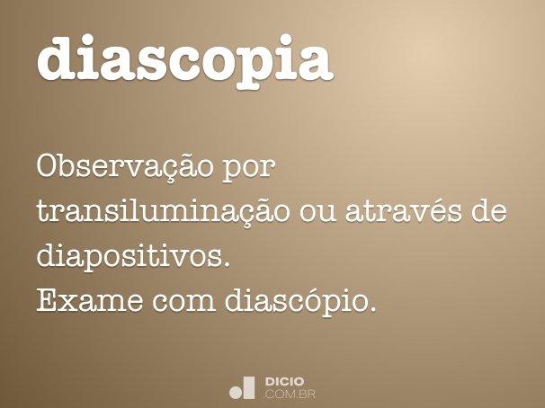 diascopia