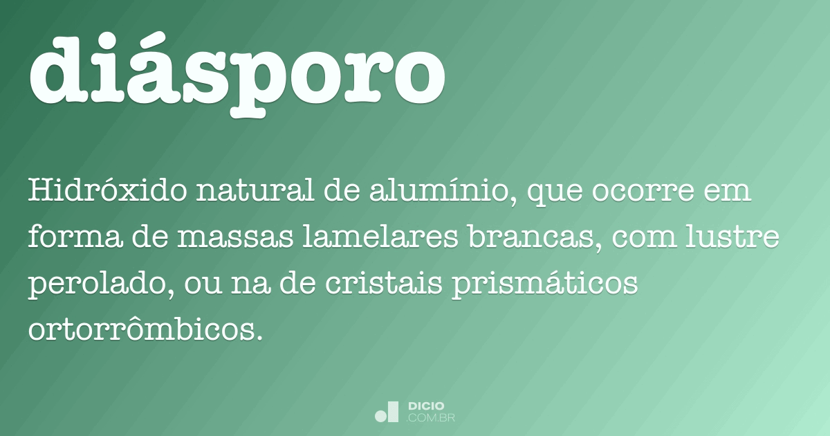 Diásporo Dicio, Dicionário Online de Português