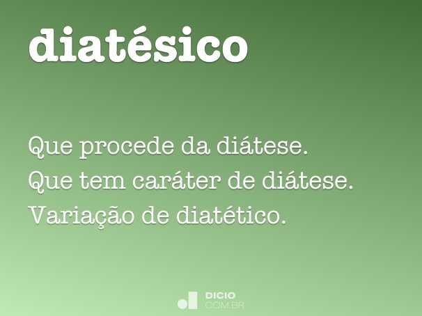 diatésico