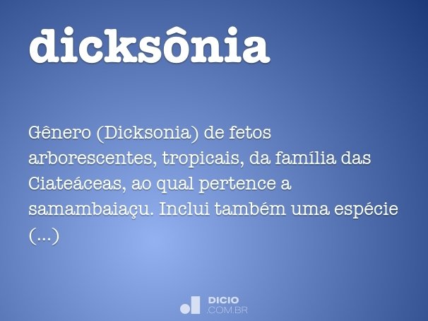 dicksônia