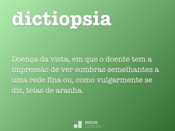 dictiopsia