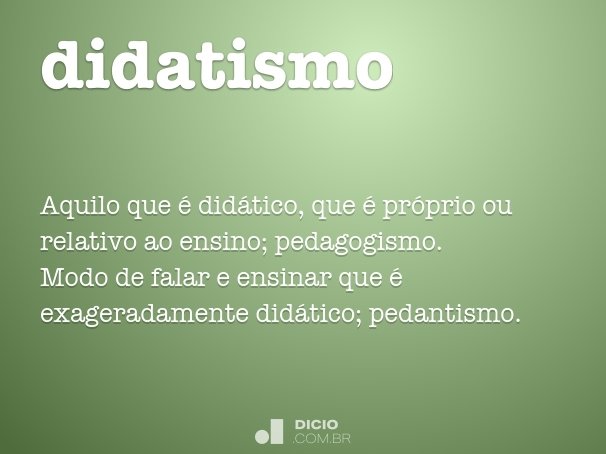 didatismo