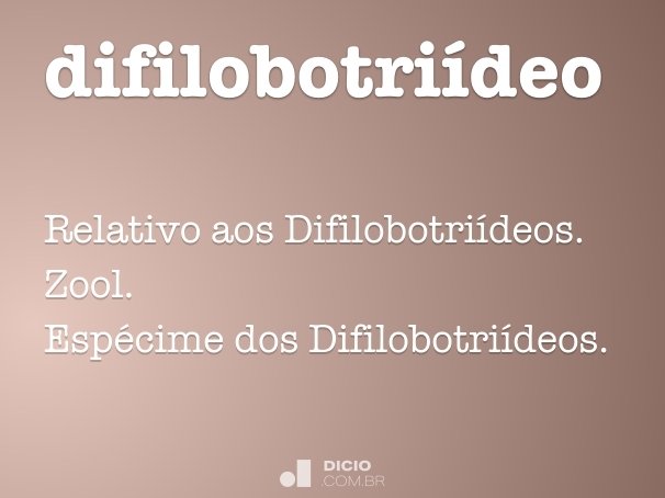 difilobotriídeo