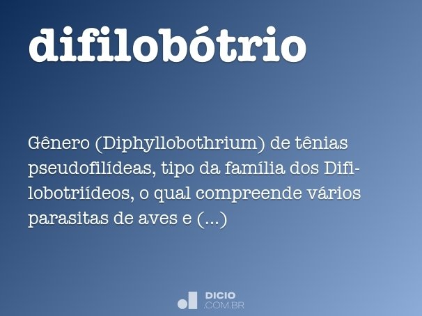 difilobótrio