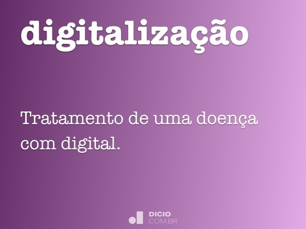 digitalização