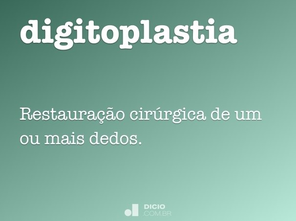 digitoplastia