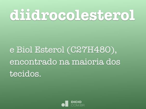 diidrocolesterol