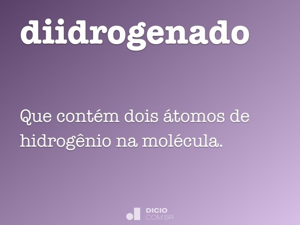 diidrogenado