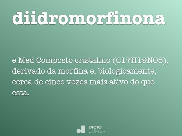 diidromorfinona