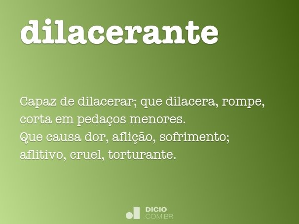 dilacerante