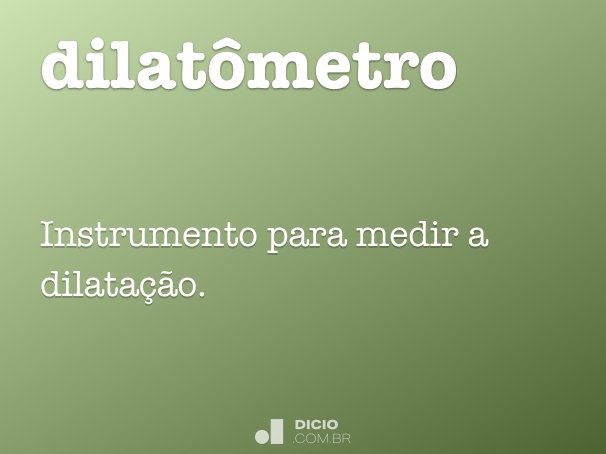 dilatômetro