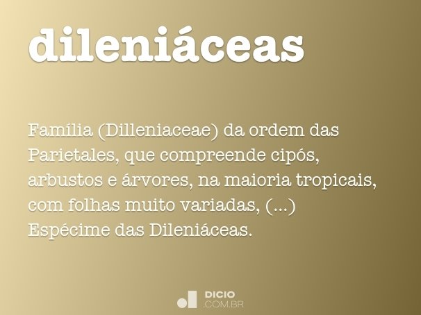 dileniáceas
