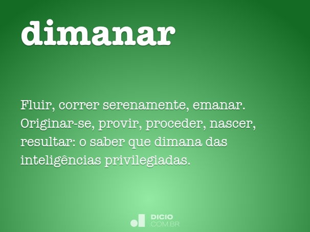 dimanar