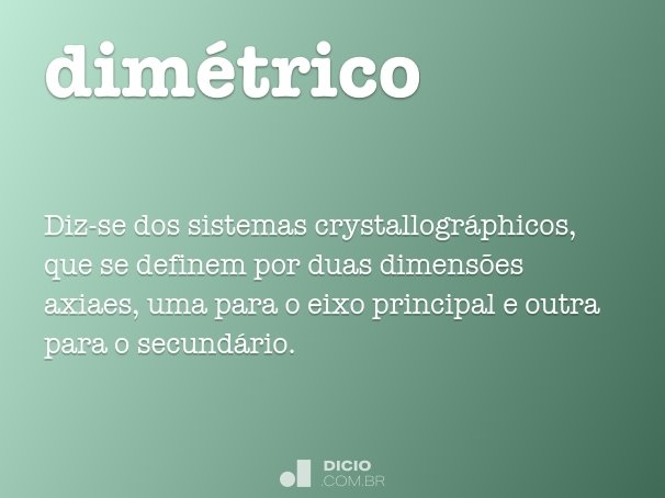 dimétrico
