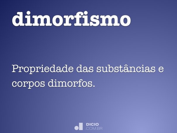 dimorfismo