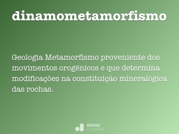 dinamometamorfismo