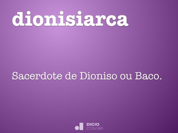dionisiarca