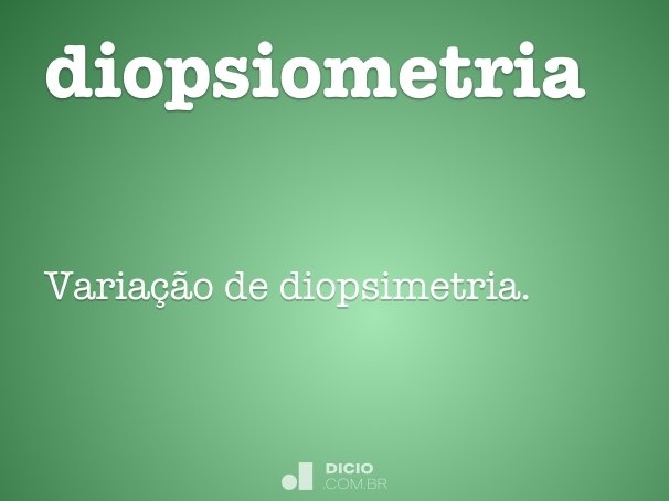 diopsiometria