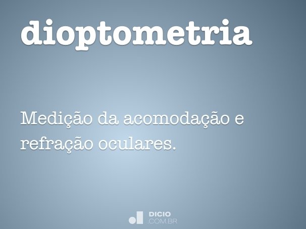 dioptometria