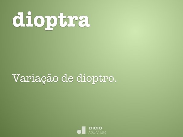 dioptra