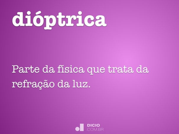 dióptrica