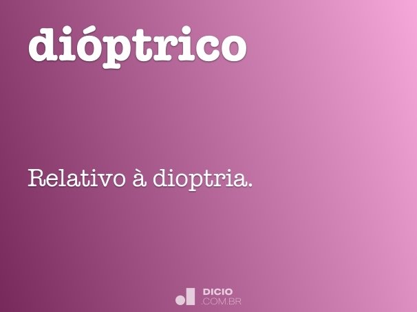 dióptrico