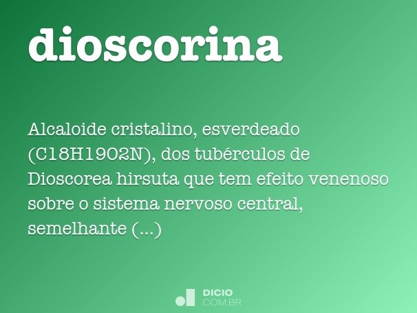 dioscorina