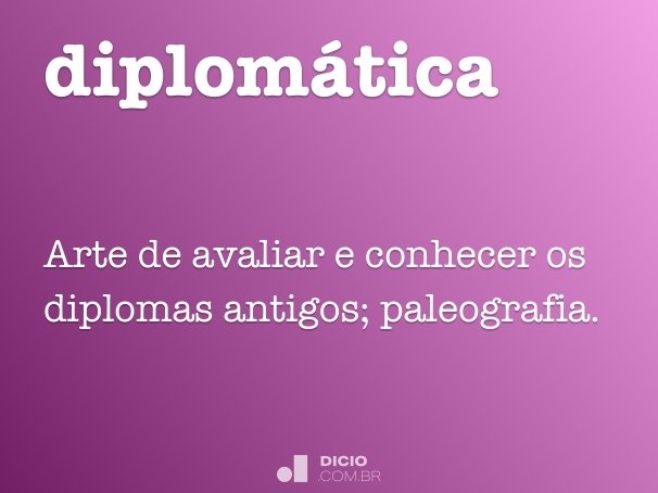 diplomática