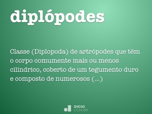 diplópodes
