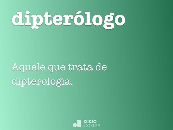 dipterólogo