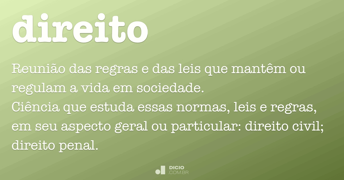 O Que é Direito