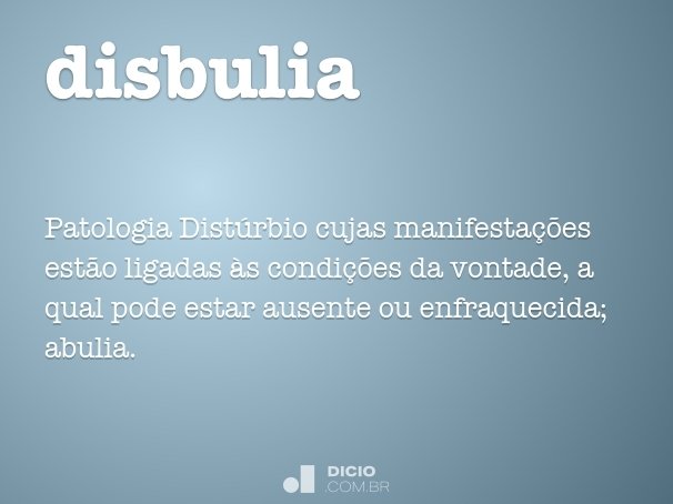 disbulia