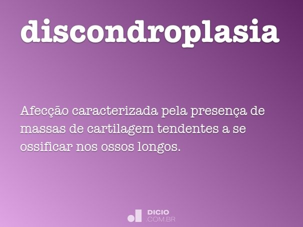 discondroplasia