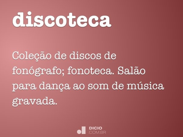discoteca