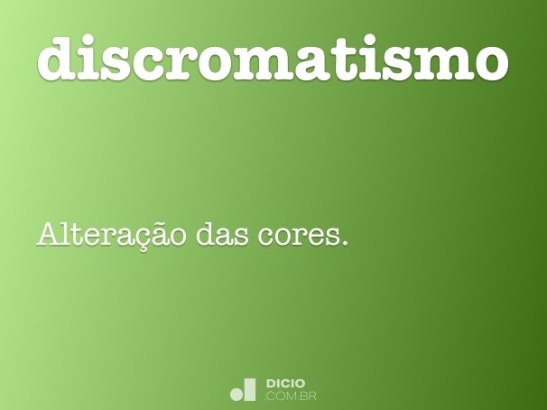 discromatismo