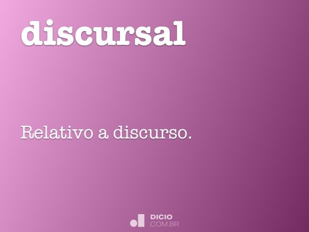 discursal
