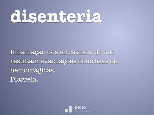 disenteria