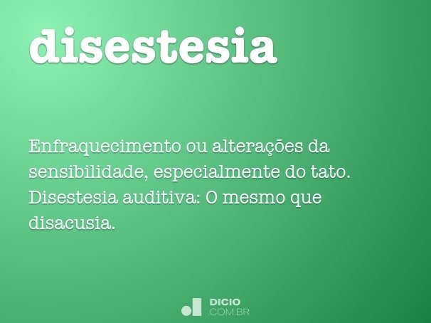 disestesia