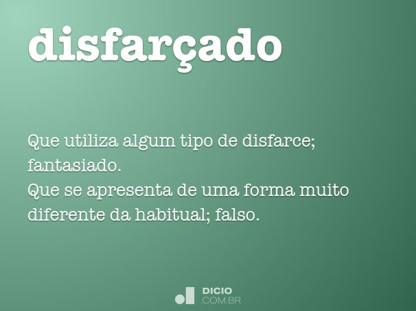 disfarçado