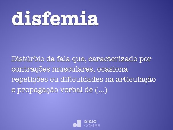 disfemia